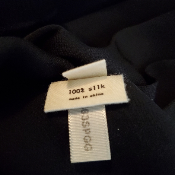 L’Agence Black Silk Halter Neck Cocktail Dress Size 6 - Picture 15 of 15